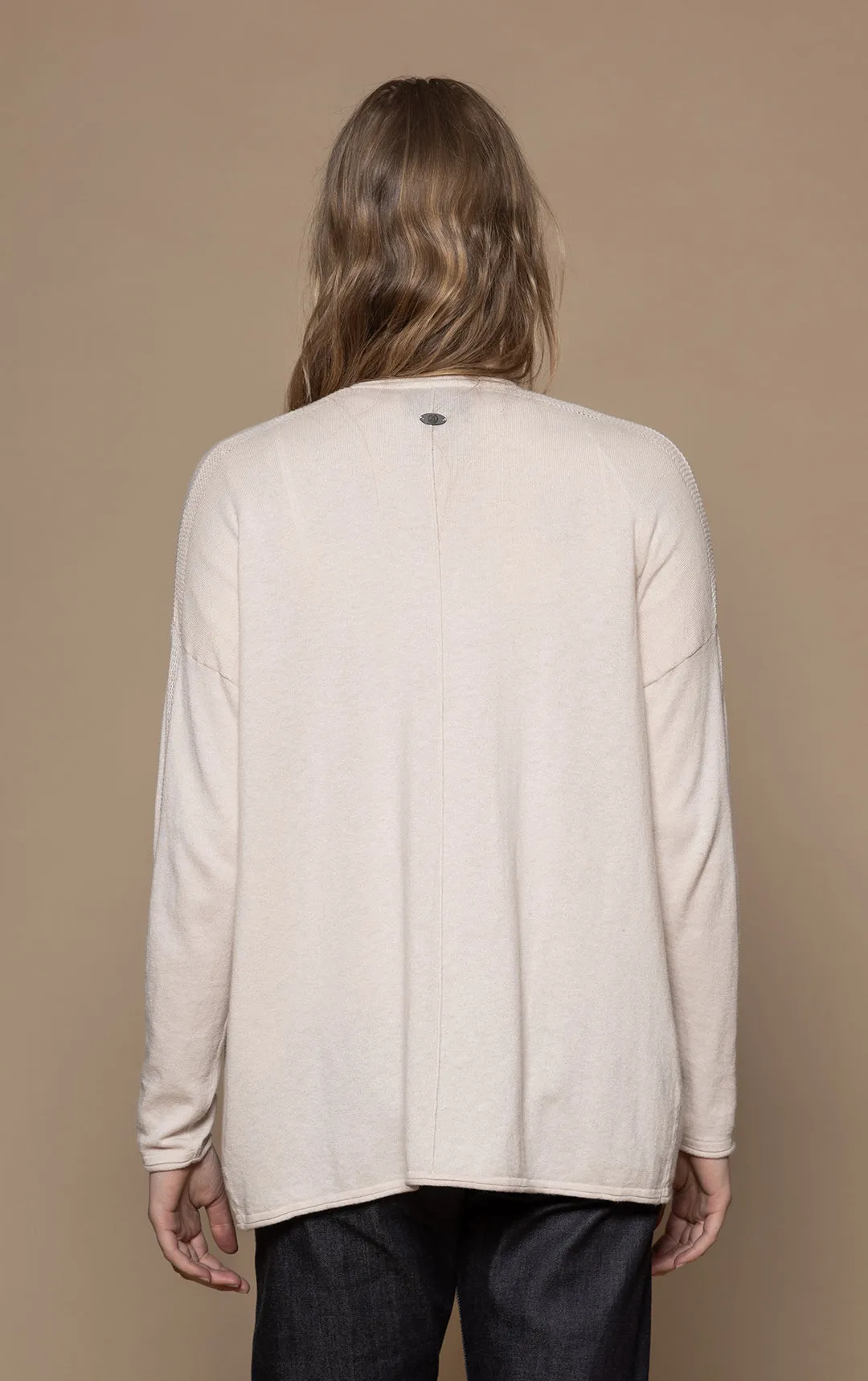 14GG COTTON SILK CARDIGAN