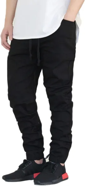 AIRNINE Men's Premium Twill Drop Crotch Jogger Pants S-5XL