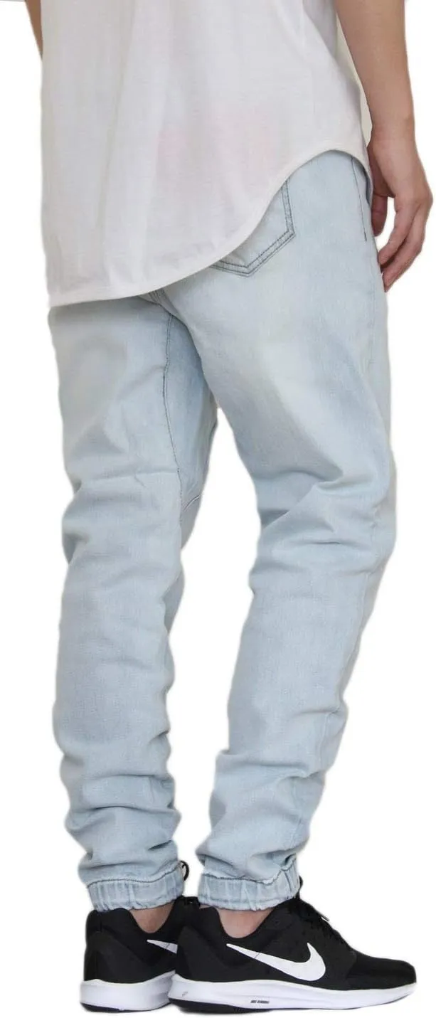AIRNINE Men's Premium Twill Drop Crotch Jogger Pants S-5XL