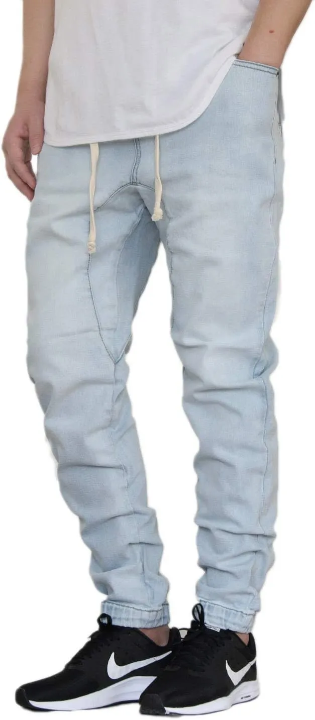 AIRNINE Men's Premium Twill Drop Crotch Jogger Pants S-5XL