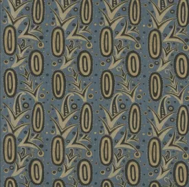 Ananas Blue Fabric