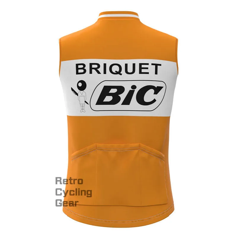 BIC Orange Retro Cycling Vest