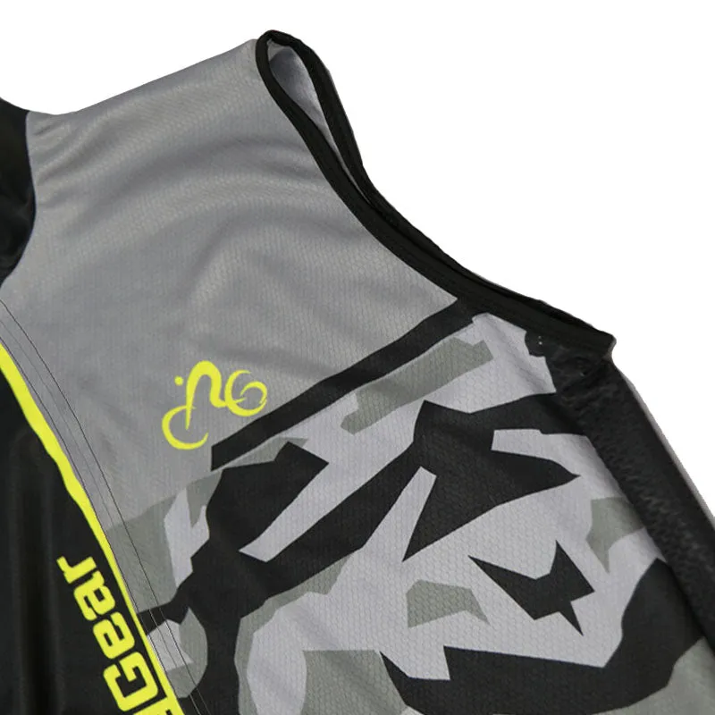 BIC Orange Retro Cycling Vest