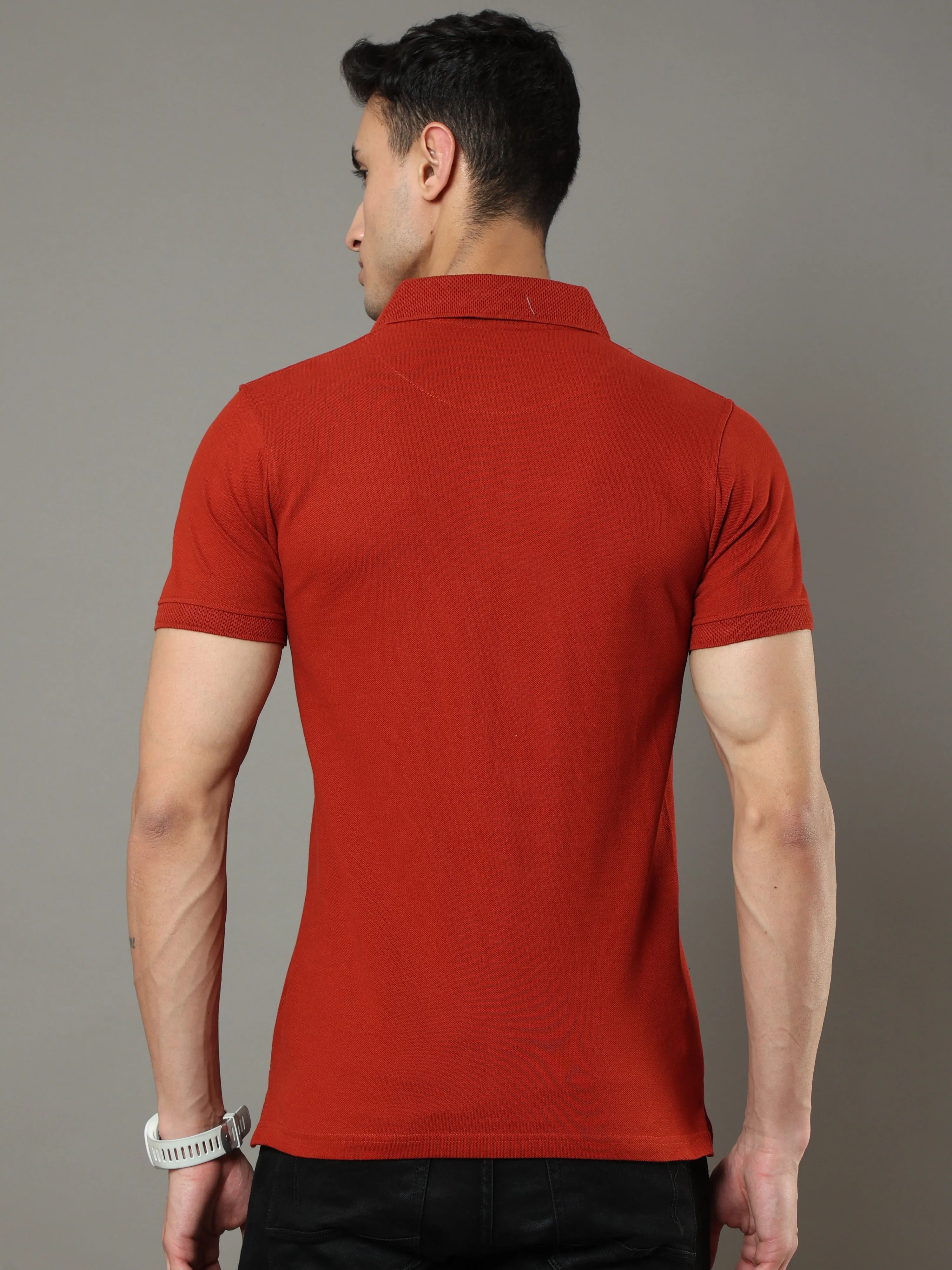 Brick Red Polo Shirt