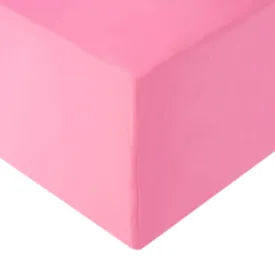 Copper Pearl Premium Knit Fitted Crib Sheet | Flamingo