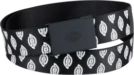 Dickies Women's Tonal Plaque Buckle Fabric Belt
