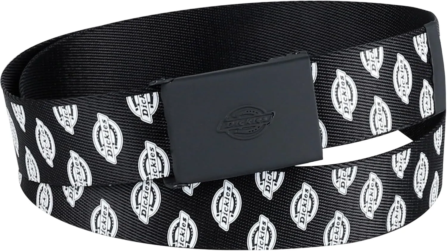 Dickies Women's Tonal Plaque Buckle Fabric Belt