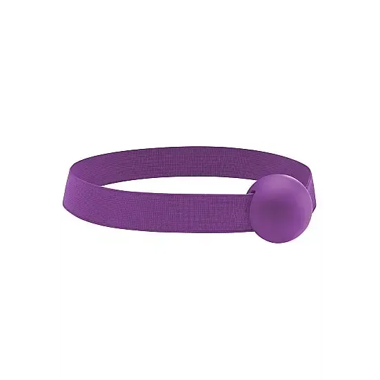Elastic Ball Gag Purple
