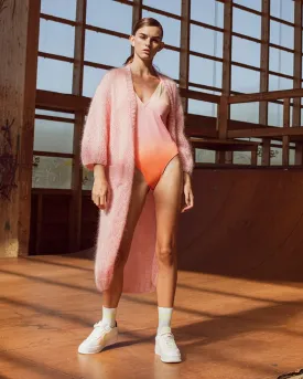 Florence Long Cardigan | Pink