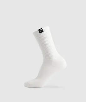 Gymshark Premium Combed Cotton Single - White