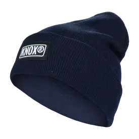 Knox Knit Cuffed Navy Blue Beanie