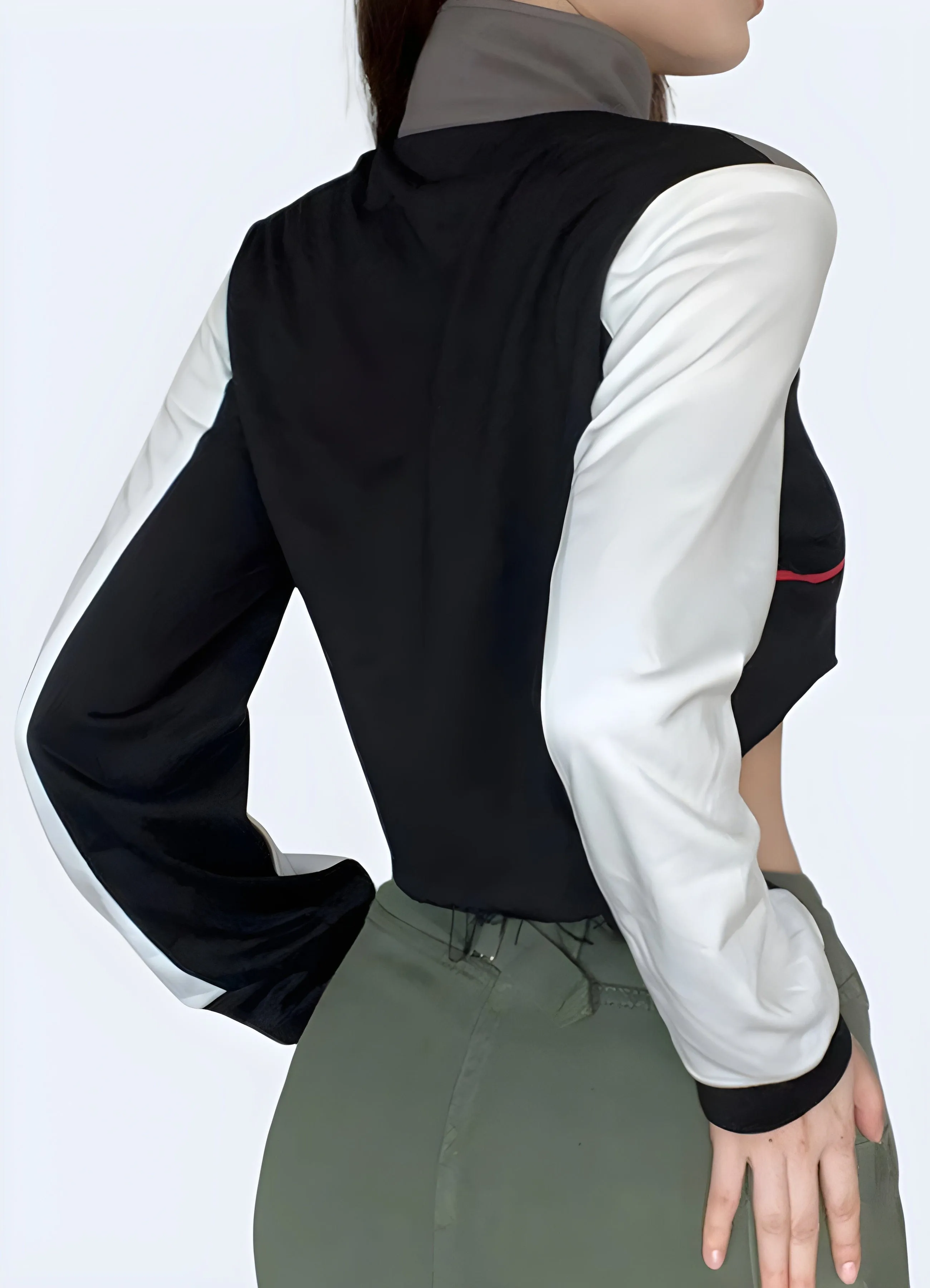 Motorcycle Pullover Crop Top