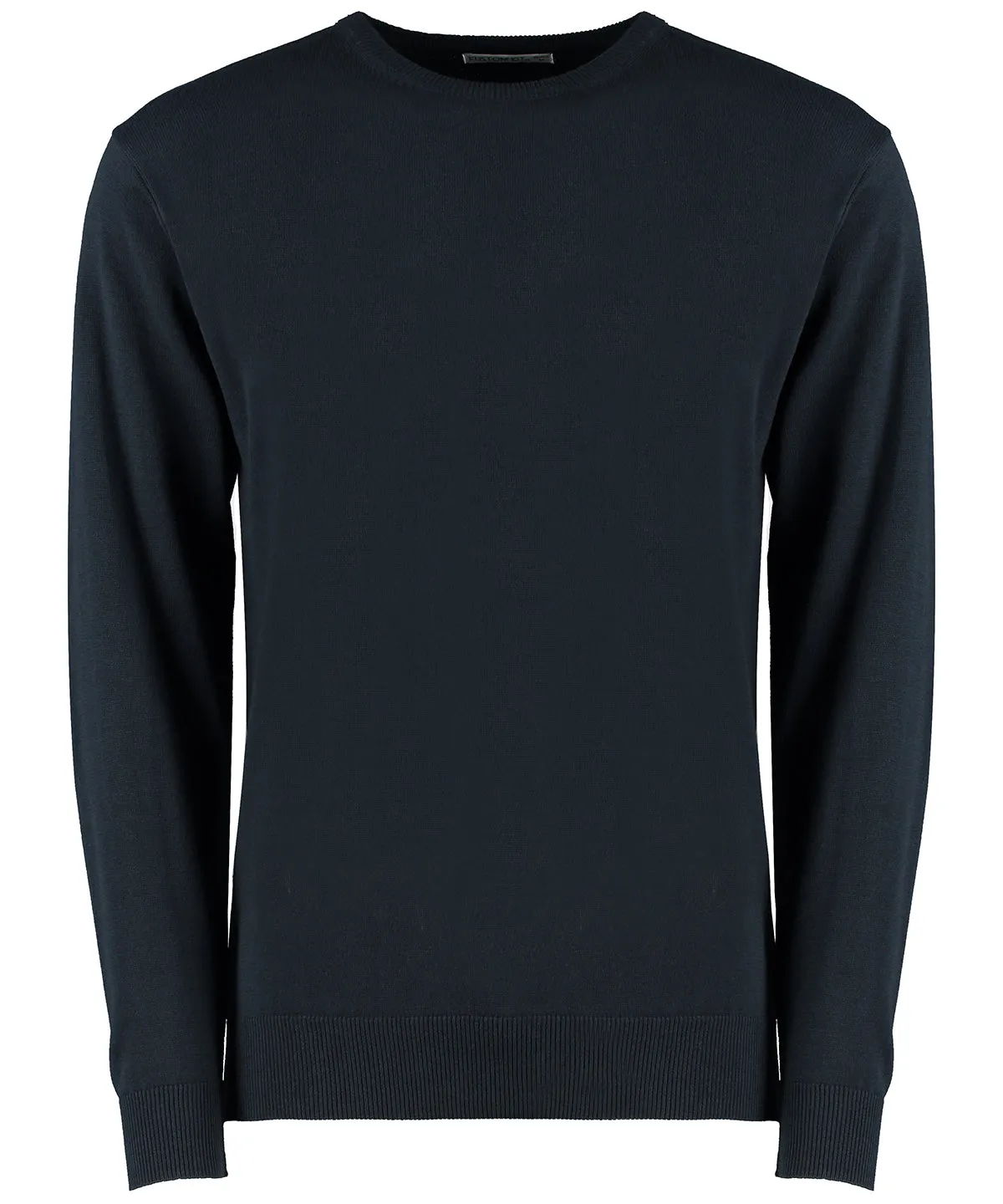 Navy - Regular fit Arundel crew neck sweater