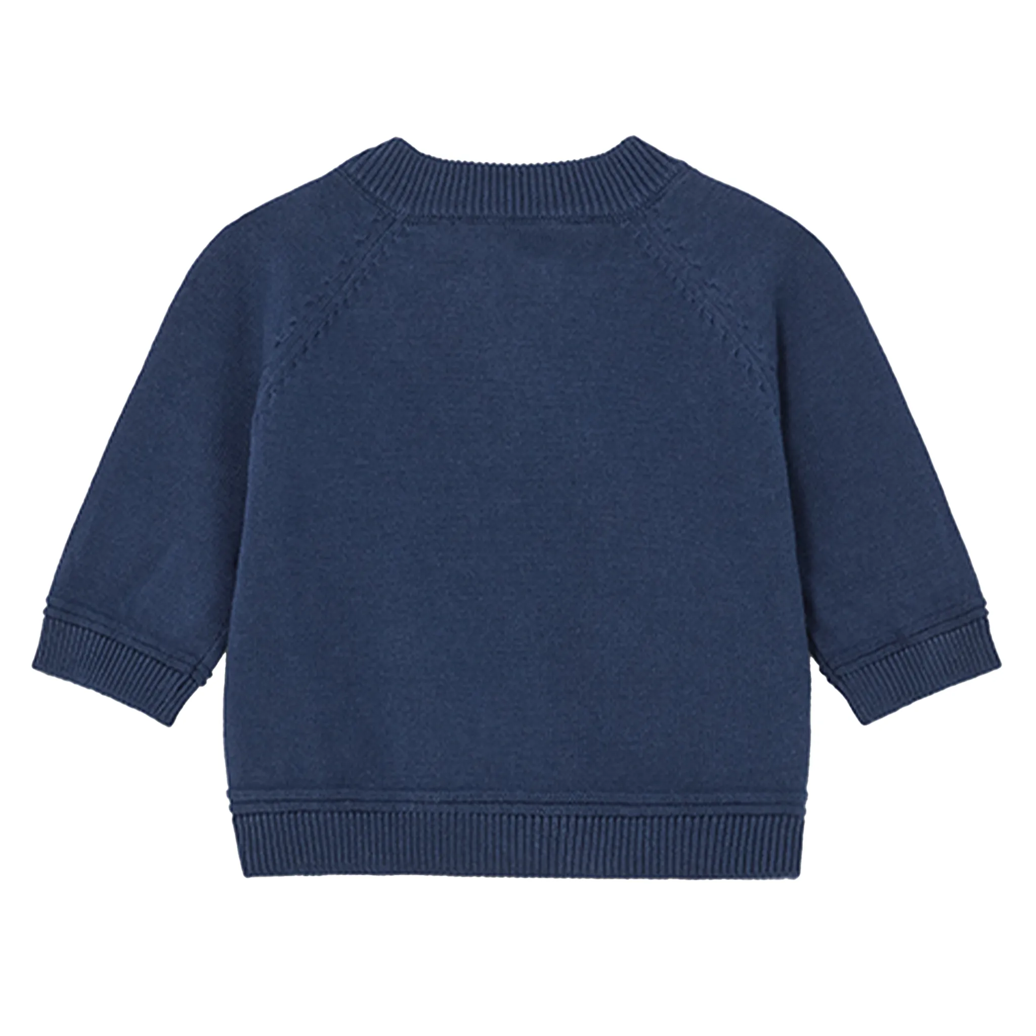 Newborn Zippered Sweater For Boys