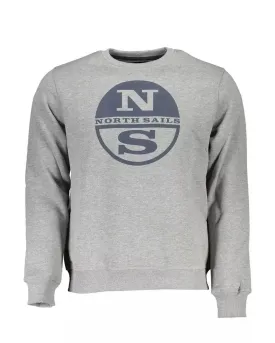North Sails Men's Gray Cotton Sweater - XL