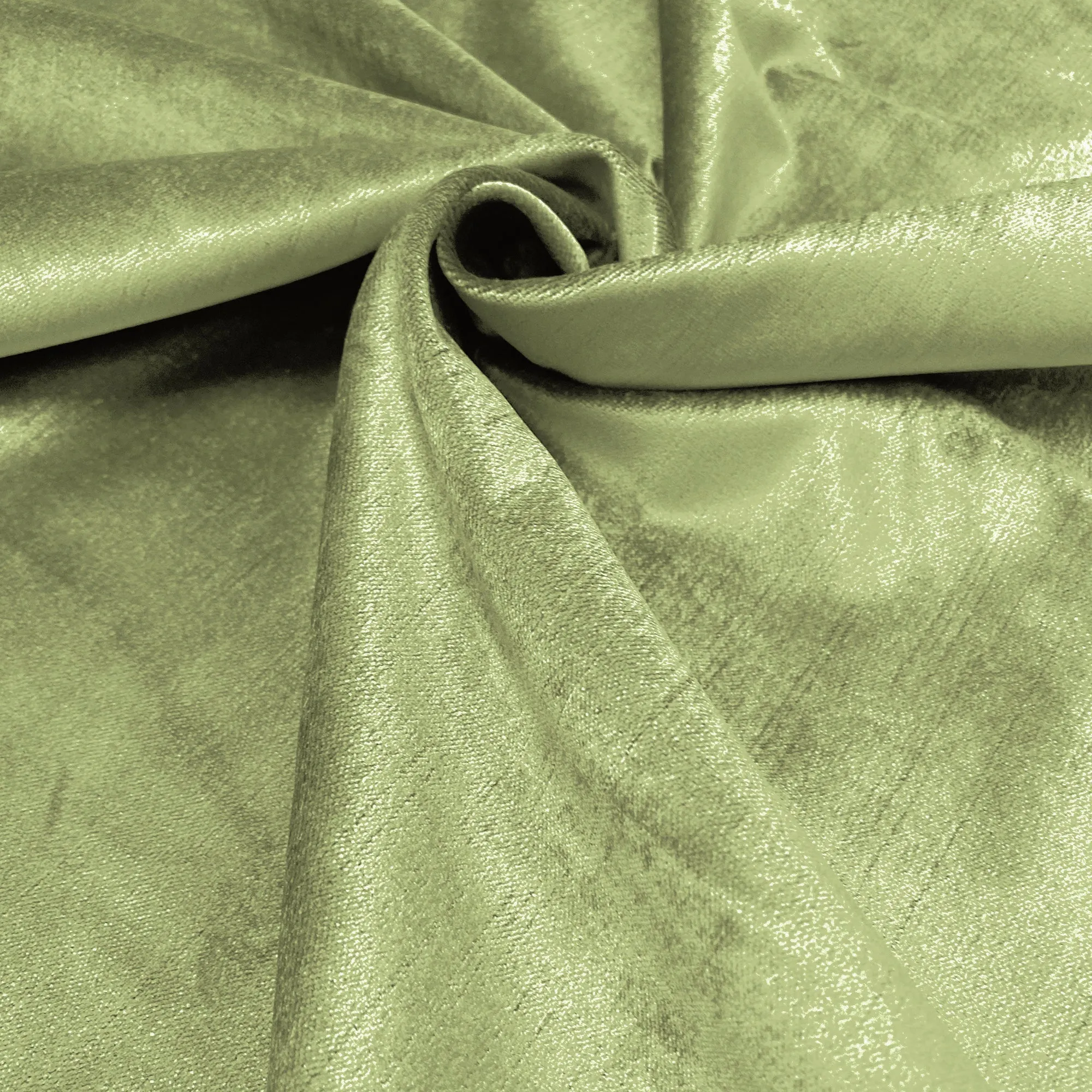 Soft Shimmering Green Luxe Velvet Fabric 54"