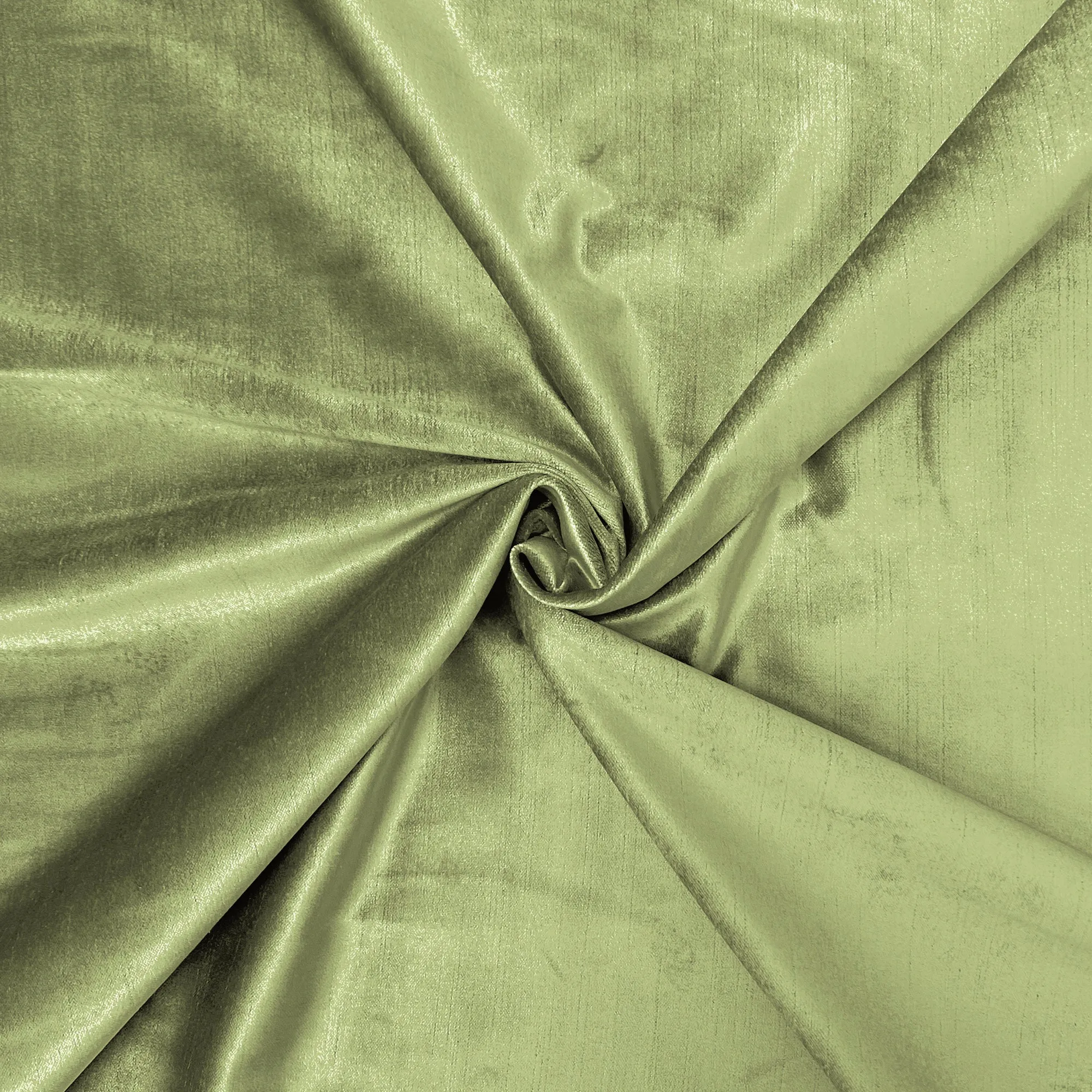Soft Shimmering Green Luxe Velvet Fabric 54"