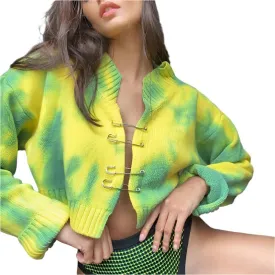 TEEK - Pinned Tie Dye Sweater